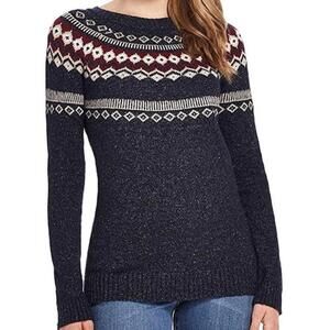 Women’s fair isle‎ NWT charcoal Gray sweater